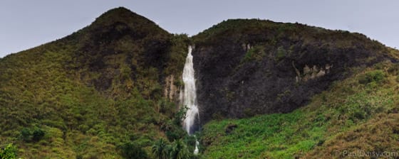 Rain caused waterfall, Guam